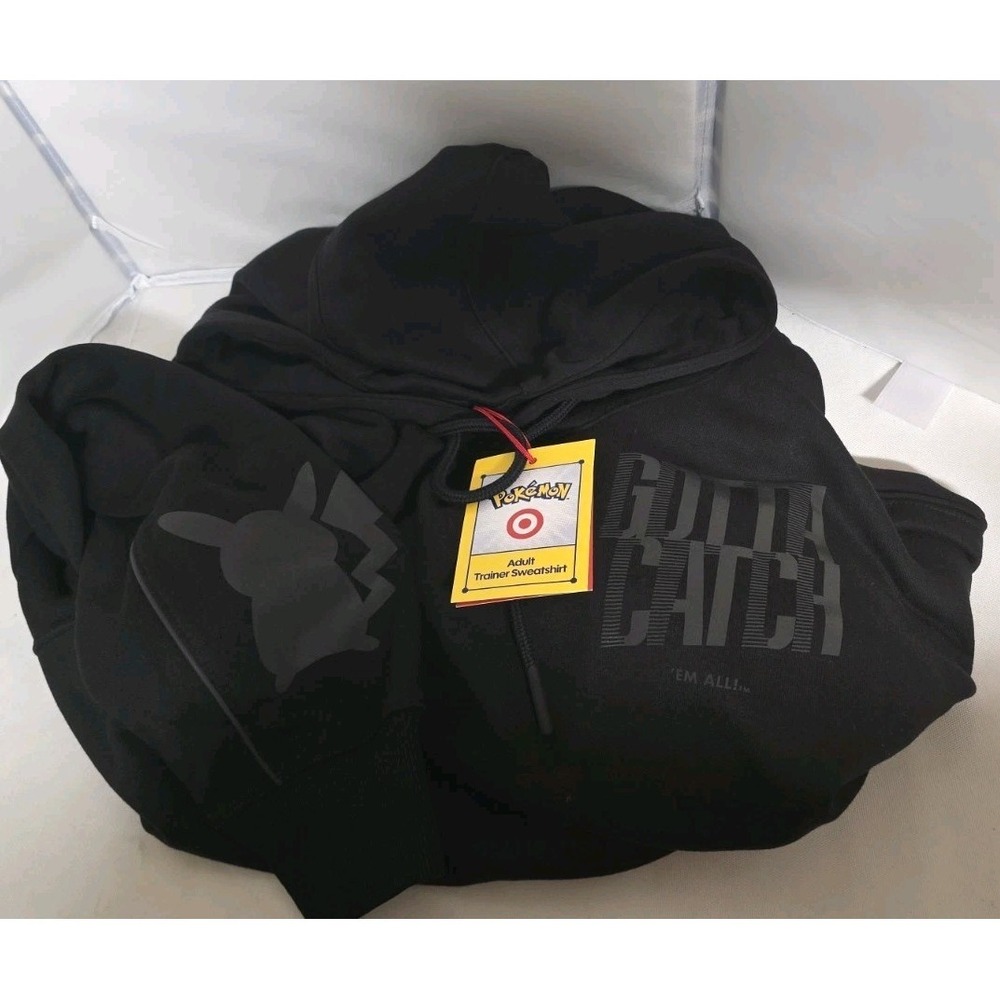 Pokemon x Target Exclusive Gotta Catch Em All - Black Hoodie Size Small